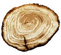 Vervaco Knüpfteppich Set DIY Handarbeit Set Knüpfset für Anfänger BAUMSTAM Teppich zum Selber Knüpfen Basteln Erwachsene Kreativ Set 68 x 55 cm Latch Hook Kit Knüpfhaken Set Haus Dekoration