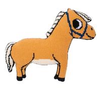 VERVACO Kreuzstich Stickpackungen Kissen Stickerei Set mit Kissenrücken Anfänger Vorgedruckt Pony DIY Set Kreativ Set Für Erwachseneca. 62 x 52 cm Bastelset Handwerker Haus Dekoration