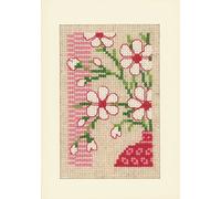 Vervaco PN-0145194 Grußkarten Fernöstliche Impress, 3-er Set aida