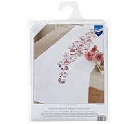 VERVACO Stickpackung Kreuzstich Set Vorgedruckt Tischläufer Fantasie Stickdecken Vorgezeichnet DIY Basteln Erwachsene Kreativ Stickläufer zum Selbersticken 38 x 142 cm Stickset