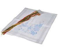 Vervaco Stickpackung Kreuzstich Set Vorgedruckt Tischläufer Kolibri Stickdecken Vorgezeichnet DIY Basteln Erwachsene Kreativ Stickläufer zum Selbersticken 40 x 100 cm Stickset