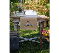 Vervaco Stickpackung Kreuzstich Set Vorgedruckt Tischläufer Leuchttürme Stickdecken Vorgezeichnet DIY Basteln Erwachsene Kreativ Stickläufer zum Selbersticken 40 x 100 cm Stickset