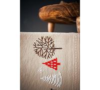 Vervaco Kreuzstich-Set Tischläufer Weihnachtsmotive vorgedruckt 40 x 100 cm