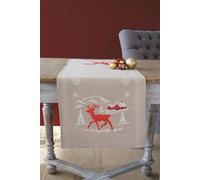 Vervaco Stickpackung Kreuzstich – Tischläufer Norwegischer Winter, vorgedruckt, 40 x 100 cm
