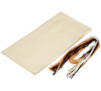 VERVACO Stickpackung Tischdecke Zählmusterpackung Kreuzstich Tee oder Kaffee? Stickdecken zum Selbersticken Bastelset Handwerker Kreativ Set für Erwachsene 80 x 80 cm Kreatives Geschenk