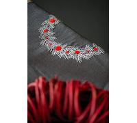 Vervaco Stickpackung Tischläufer Sticken Set Erwachsene Vorgedruckt Weihnachtsmotive Stickläufer zum Selbersticken Vorgezeichnet Plattstich Stickset Weihnachten 38 x 138 cm Kreatives Geschenk