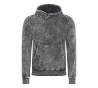 Kapuzensweatshirt RUSTY NEAL, Damen, Gr. L, grau (anthrazit), 100% Baumwolle, unifarben, normal, ohne Ausschnitt, Sweatshirts, in verwaschenem Design (47328317-L) anthrazit