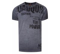 T-Shirt RUSTY NEAL Gr. L, grau (anthrazit) Herren Shirts (66561519-L) anthrazit