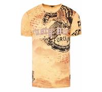 Verwaschenes T-Shirt mit Eagle-Print M