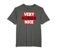 Very Kurwa Nice T-Shirt, Herren Große Größen, Anthrazit, 6X Tall