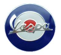 Vespa Target Enamel Pin Badge (Silver)
