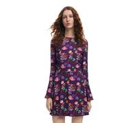 Desigual Women's Woman Woven Long Sleeve Dress, RED, S