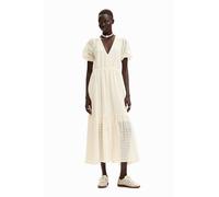 Desigual Women's Vest_Ottawa Dress, White, XL