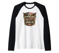 Veteran Pride American Soul Patriotic Eagle 250 Jahre Raglan