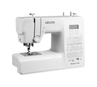 VEVOR Computernähmaschine mit 200 Stichanwendungen & LED-Bildschirm & Pedal & LED-Licht, robuster Metallrahmen, digitale Nähmaschine mit leistungsstarkem Motor zum Basteln und Ausbessern Weiß
