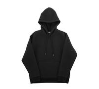 VEVOR Kapuzenpullover Damen, Hoodie Größe XL, Fleece, langärmlig, Basic-Pullover mit Kapuze, warm & hautfreundlich, praktisch & trendig, Sweatshirt mit großer Tasche für Herbst & Winter, Schwarz