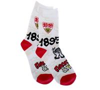 VfB Stuttgart Unisex Socken Graffiti 35|36|37|38 1 Stk.