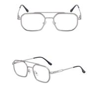 VFDHN Herren-Sonnenbrille aus Metall im Steampunk-Stil, Damen-Sonnenbrille im luxuriösen Vintage-Stil (8)