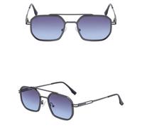 VFDHN Herren-Sonnenbrille aus Metall im Steampunk-Stil, Damen-Sonnenbrille im luxuriösen Vintage-Stil (3)