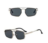 VFDHN Steampunk-Sonnenbrille aus Metall für Herren, Retro-Punk-Mode, Luxus-Vintage (5)