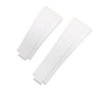 VFEBTSD Kompatibel mit DAYTONA SUBMARINER GMT Yacht-Master OYSTERFLEX Glidelock, buntes 20/21 mm weiches Naturkautschukarmband for Rolex-Armband(White,21mm)