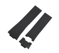 VFEBTSD Uhrenarmband aus Silikonkautschuk, wasserdicht, 25 mm x 12 mm, kompatibel mit Ulysse Nardin Marine Diver Uhrenarmbändern, Schwarz / Braun / Blau, 25mm-12mm, Azetat, Kein Edelstein