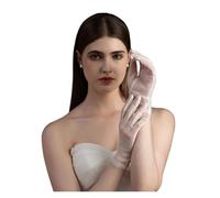 VFIDPSU Kurzer Spitzenhandschuh Klassische Hochzeit Brauthandschuhe Weicher Tüll Weiß Kurze Bräute Brautjungfer Frauen Festzug Perform Prom Handschuhe