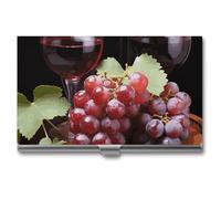 VFKLT Visitenkartenetui aus Metall, schmal, tragbar, Visitenkartenetui, Visitenkarten-Organizer, Kreditkartenetui, Multi-Kartenetui für Männer und Frauen, Reisen, Büro, Silber, Einheitsgröße, lässig,