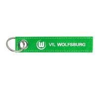 VfL Wolfsburg Schlüsselanhänger Filz - Offizieller Fanartikel | Weicher Schlüsselanhänger für Schlüsselbund | Fußball Fan Zubehör aus Filz