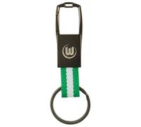 VfL Wolfsburg Schlüsselanhänger mit Karabiner - Offizieller Fanartikel | Schlüsselanhänger Karabinerhaken für Schlüsselbund & Tasche | Fußball Fan Zubehör