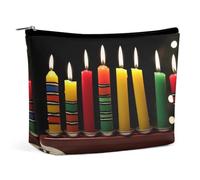 VFMKT Kwanzaa Make-up-Tasche für Damen, wasserdicht, Kosmetiktasche mit Reißverschluss, Reise-Kulturbeutel, Organizer für Damen, Stil, Einheitsgröße, Stil:, Einheitsgröße