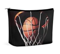VFMKT Make-up-Tasche für Damen, wasserdicht, Basketball, Make-up-Tasche mit Reißverschluss, Reise-Kulturbeutel, Organizer für Damen, Stil, Einheitsgröße, Stil:, Einheitsgröße