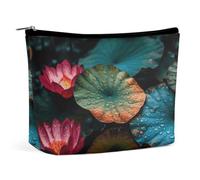 VFMKT Make-up-Tasche für Damen, wasserdicht, bunte Blumenblätter, Make-up-Tasche mit Reißverschluss, Reise-Kulturbeutel, Organizer für Damen, Stil, Einheitsgröße, Stil:, Einheitsgröße