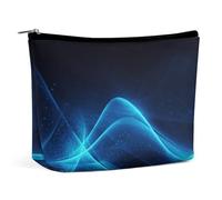 VFMKT Make-up-Tasche für Damen, wasserdicht, dezent blauer Farbverlauf, Make-up-Tasche mit Reißverschluss, Reise-Kulturbeutel, Organizer für Damen, Stil, Einheitsgröße, Stil:, Einheitsgröße