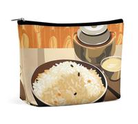 VFMKT Make-up-Tasche für Damen, wasserdicht, für Gemüse, Reis, Make-up-Tasche mit Reißverschluss, Reise-Kulturbeutel, Organizer für Damen, Stil, Einheitsgröße, Stil:, Einheitsgröße