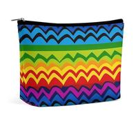 VFMKT Make-up-Tasche für Damen, wasserdicht, Gay Pride, Regenbogen-Muster, Make-up-Tasche mit Reißverschluss, Reise-Kulturbeutel, Organizer für Damen, Stil, Einheitsgröße, Stil:, Einheitsgröße