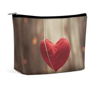 VFMKT Make-up-Tasche für Damen, wasserdicht, Herzform auf Seil, Make-up-Tasche mit Reißverschluss, Reise-Kulturbeutel, Organizer für Damen, Stil, Einheitsgröße, Stil:, Einheitsgröße