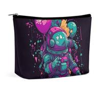 VFMKT Make-up-Tasche für Damen, wasserdicht, Kosmetiktasche, Astronauten- und Ballon-Make-up-Tasche mit Reißverschluss, Reise-Kulturbeutel, Organizer für Damen, Stil, Einheitsgröße, Stil:,