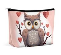 VFMKT Make-up-Tasche für Damen, wasserdicht, Kosmetiktasche, Eulenliebhaber, Make-up-Tasche mit Reißverschluss, Reise-Kulturbeutel, Organizer für Damen, Stil, Einheitsgröße, Stil:, Einheitsgröße