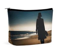VFMKT Make-up-Tasche für Damen, wasserdicht, Kosmetiktasche für Damen, zum Spazierengehen am Strand, Make-up-Tasche mit Reißverschluss, Reise-Kulturbeutel, Organizer für Damen, Stil, Einheitsgröße,