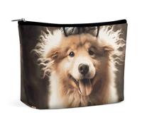 VFMKT Make-up-Tasche für Damen, wasserdicht, Kosmetiktasche, lustig, Tier, Hund, Make-up-Tasche mit Reißverschluss, Reise-Kulturbeutel, Organizer für Damen, Stil, Einheitsgröße, Stil:, Einheitsgröße