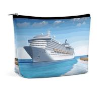 VFMKT Make-up-Tasche für Damen, wasserdicht, Kosmetiktasche, Meer, Kreuzfahrt, Schiff, Make-up-Tasche mit Reißverschluss, Reise-Kulturbeutel, Organizer für Damen, Stil, Einheitsgröße, Stil:,