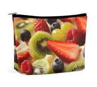 VFMKT Make-up-Tasche für Damen, wasserdicht, Kosmetiktasche, Obst, Pizza, Make-up-Tasche mit Reißverschluss, Reise-Kulturbeutel, Organizer für Damen, Stil, Einheitsgröße, Stil:, Einheitsgröße