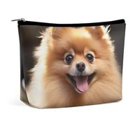 VFMKT Make-up-Tasche für Damen, wasserdicht, Kosmetiktasche, Pomeranian Hund, Make-up-Tasche mit Reißverschluss, Reise-Kulturbeutel, Organizer für Damen, Stil, Einheitsgröße, Stil:, Einheitsgröße