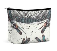 VFMKT Make-up-Tasche für Damen, wasserdicht, Kosmetiktasche, Skifahren, mit Ausrüstung, Make-up-Tasche mit Reißverschluss, Reise-Kulturbeutel, Organizer für Damen, Stil, Einheitsgröße, Stil:,