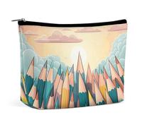 VFMKT Make-up-Tasche für Damen, wasserdicht, Kosmetiktasche, Wolken, Make-up-Tasche mit Reißverschluss, Reise-Kulturbeutel, Organizer für Damen, Stil, Einheitsgröße, Stil:, Einheitsgröße