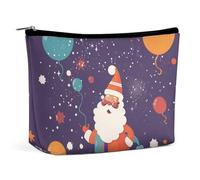 VFMKT Make-up-Tasche für Damen, wasserdicht, mit Cartoon-Motiv, Weihnachtsmann, Make-up-Tasche mit Reißverschluss, Reise-Kulturbeutel, Organizer für Damen, Stil, Einheitsgröße, Stil:, Einheitsgröße