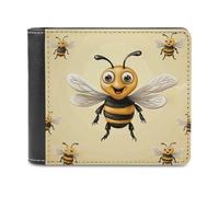VFMNT Honey Bee Geldbörse große Kapazität Leder Geldbörse Handy Clutch Reise Geldbörse für Männer Frauen Geschenk, weiß, Einheitsgröße, weiß, Einheitsgröße, Geldbörse