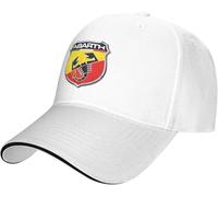VGTDCDT Auto Baseballkappe für Abarth 595 Abarth 500 Abarth 124 Spider, Sport Basecap UV-Schutz Herren und Damen Baseballkappe Verstellbaren Baseballkappe