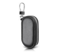 VGTDCDT Schlüsselmäppchen für Audi A3 8P 8L A6 4F A4 A6 A5 A7 Q2 Q3 Q5 Q7, Schlüssel Organizer Ordnet mit Stil mit Reißverschluss Praktische Schlüsseltasche,Bla-ck